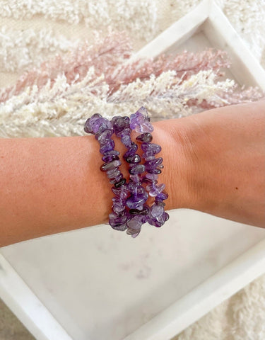 Amethyst Bracelet Amethyst Halo Quartz